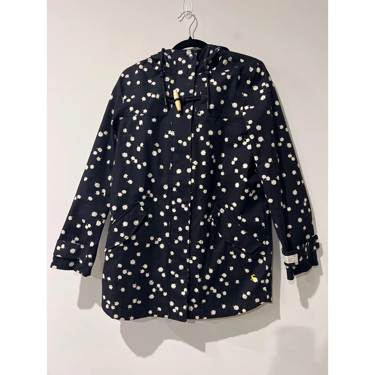 Veste Imperméable Femme Joules Taille 10 – Coton à Carreaux Multi, Doublure Polyester