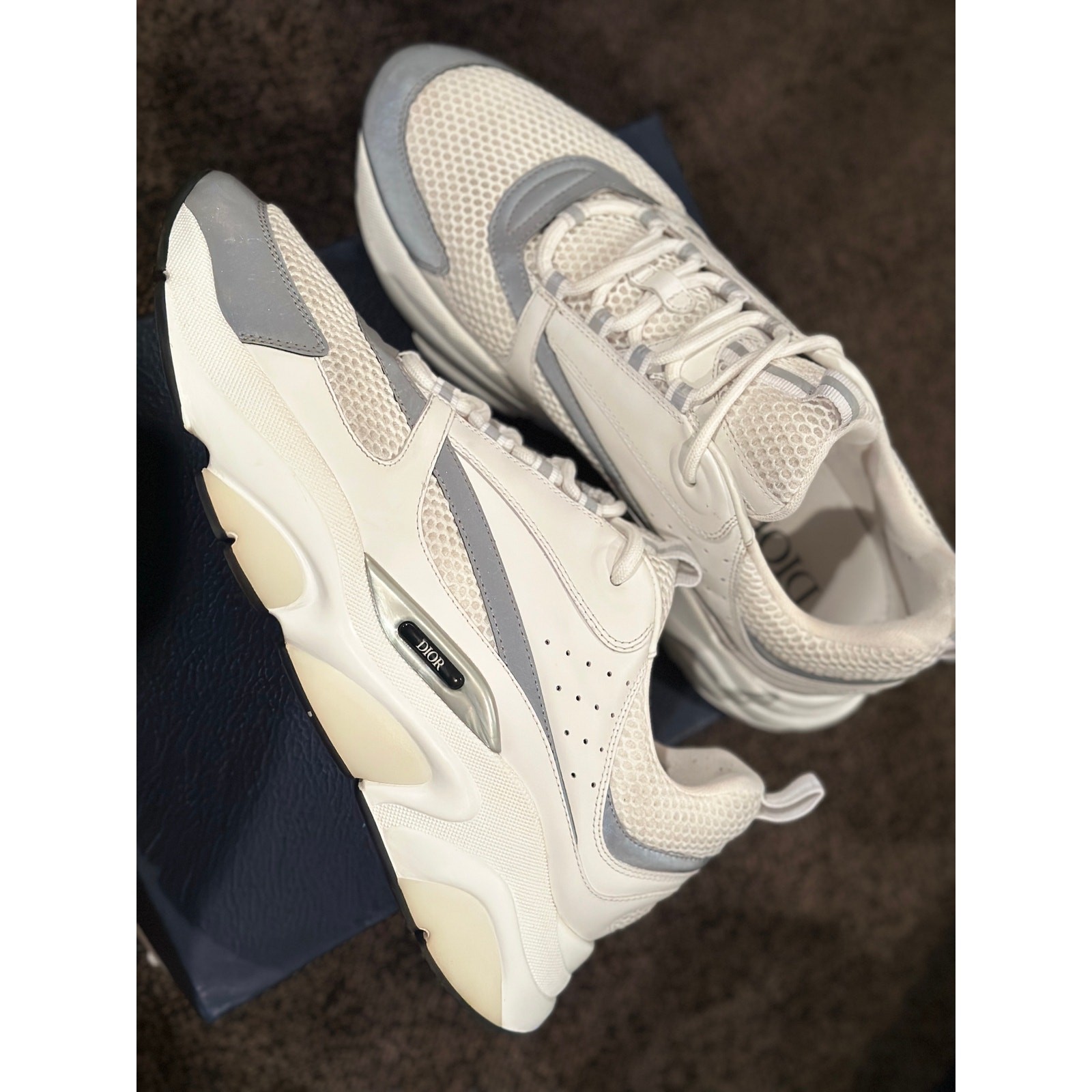 Size 14 - Dior B22 White Sneakers image 5