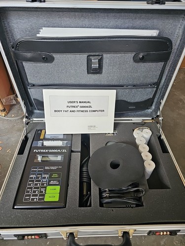 Futrex 5000A/ZL Body Fat & Fitness Analyzer Complete Case Manual Tested