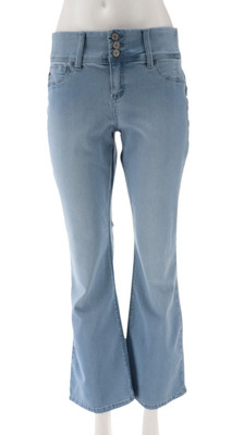 Laurie Felt Curve Silky Denim Boot-Cut 