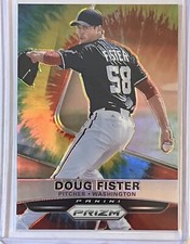 2015 Panini Prizm Tie-Dye-Prizm Doug Fister /50 #60