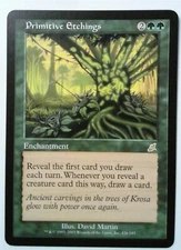 Primitive Etchings *Rare* Magic MtG x1 Scourge SP