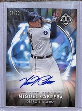 2023 Topps Transcendent VIP #VIPA-MCA Miguel Cabrera NM-MT Auto 4/23 Tigers 