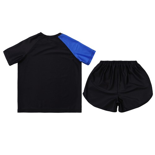 Niños Niños Ropa Deportiva Gimnasio Traje Deportivo Kickboxing Camiseta Con Shorts Show - Imagen 6 de 39