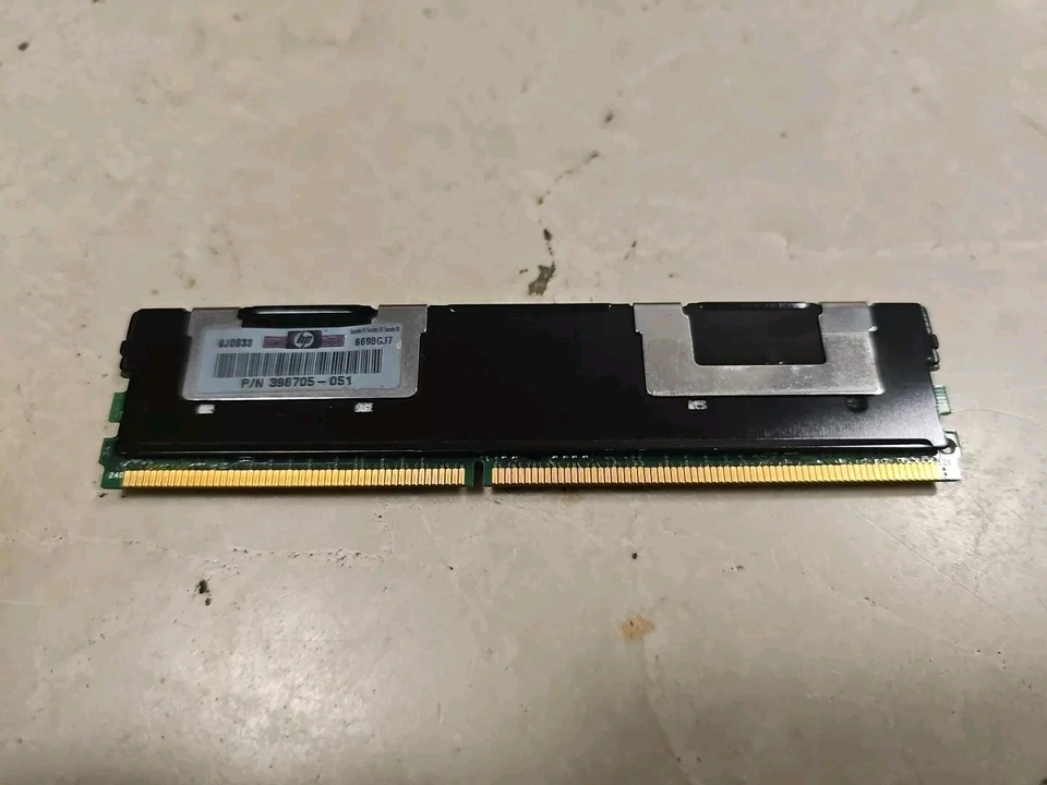 ELPIDA 512MB 2RX8 PC2-5300F ECC DDR2-667 Memory Modules EBE51FD8AJFT-6E-E - Immagine 2 di 2