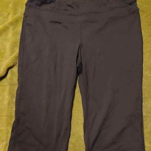 prAna Black Cropped Pants Size Large 