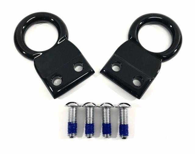 GLOSS BLACK 2014 2019 INDIAN MOTORCYCLE TIE DOWN BRACKETS CHIEFTAIN