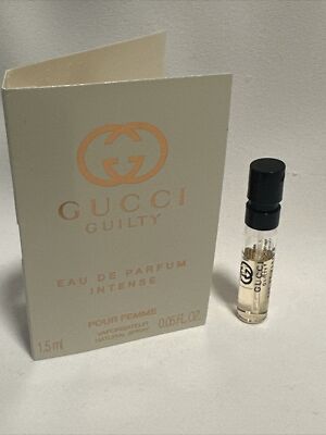 Gucci Guilty Eau De Parfum Intense Pour Femme Sample Sprays .05oz 1.5ml 