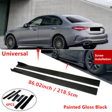 86universal Fit For Mercedes C Class W206 Side Skirt Lip Splitter Rocker Panel