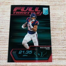2024 Panini Donruss Elite - Full Throttle #25 Nico Collins