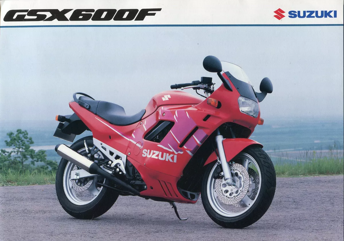 Suzuki GSX600F 1992 English text sales brochure eBay