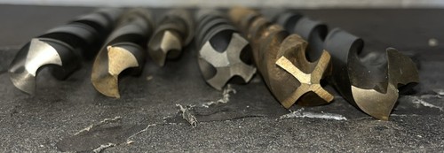 Lot of 6 Morse Taper MT3 HSS Drill Bits Lathe Machinist Made USA Sharp Used - Picture 3 of 3