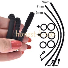 Silicon Sound Peni Plugs Sounding Urethra s Male Chastity Device