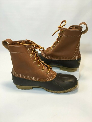 LL BEAN Women Duck Boots Bean Boots 7M Made in Maine USA - Picture 4 of 12