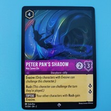 2024 Disney Lorcana Rise of the Floodborn: 55 super rare Peter Pan's Shadow