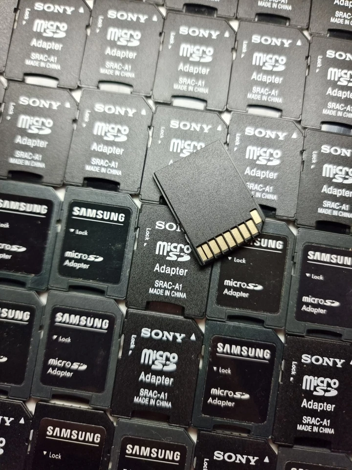 50X GENUINE NEW SAMSUNG MICRO SD TO SD MEMORY CARD ADAPTER 2GB 4GB  50% SALE - Image 2 of 3