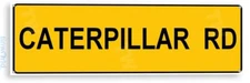 Caterpillar Rd Garage Farm Heavy Equipment Tractor Metal Decor Tin Sign B810
