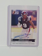 2022 PRO SET DRAFT SILVER AUTO JERRION EALY XRC