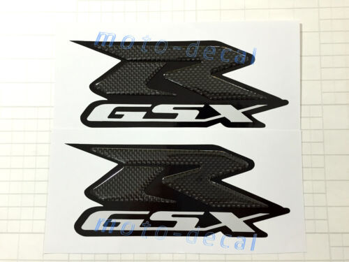 Real Carbon Fiber GSX-R 600 GSXR1000 GSXR750/X Gas Tank 3D Decal Fairing Sticker
