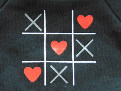 Build A Bear Clothing Tic-Tac-Toe Hoodie Valentine’s Day New