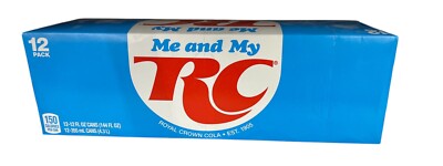 RC Cola Soda Royal Crown Cola 12 pack Fresh