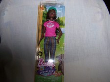 barbie camping fun doll and tent