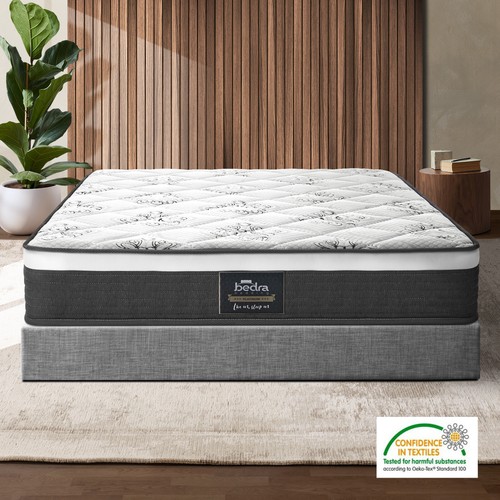 Bedra Mattress Queen Double King Single Bed Firm Spring Foam Tight Top 30cm - Picture 11 of 56