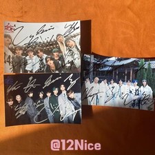 STRAY KIDS ? HOP WALKIN ON WATER AUTOGRAPHED SIGNED GROUP PHOTO 4*6 2024 #Nice