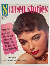 SCREEN STORIES October 1955  JOAN COLLINS James Dean Audie Murphy Bill Mauldin