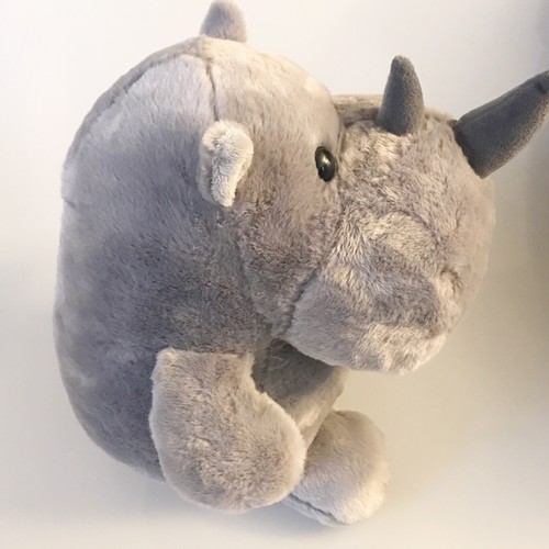 Peluche rinoceronte súper suave Lovey Clean RARO - Imagen 2 de 5