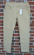 Outerknown Men's 30x30 Drifter Tapered Fit Tan Jeans New with Tags
