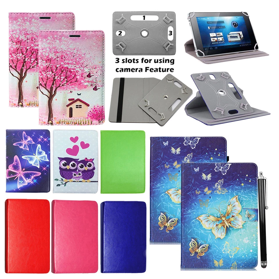 For NOKIA TAB T20 T21 HMD T21 10'' Universal PU Leather Stand Case Cover