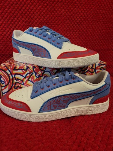 Puma x Mr Doodle Ralph Sampson Sneakers - Blue - Low-top Sneakers