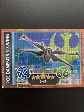 Topps Star Wars Force Attax Trading Card -Holography card #120 Poe Damerons ship