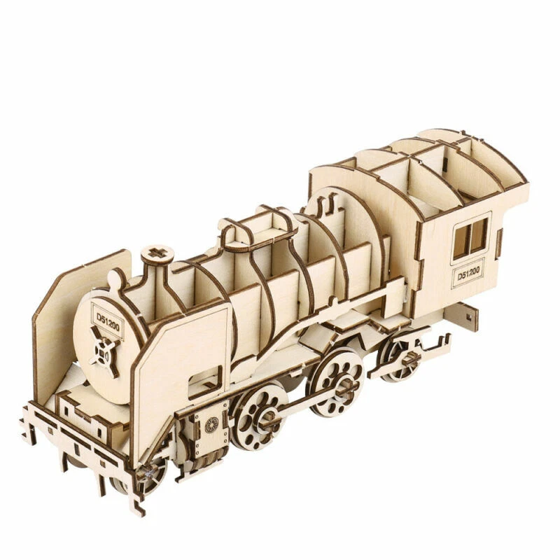 3d wooden sales train puzzle