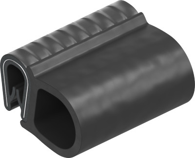 1 m Dichtungsprofil Dichtprofil Kantenschutz EPDM PVC schwarz KB 1 - 4mm 1C11-22