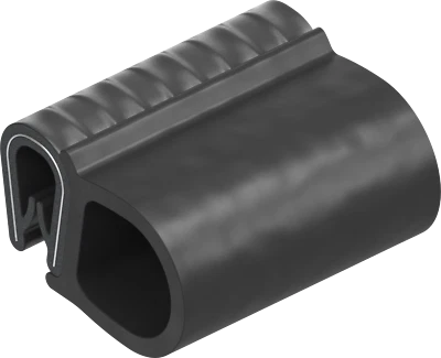 CTA 1 m Dichtungsprofil Dichtprofil Kantenschutz EPDM PVC schwarz KB 1 - 4mm 1C11-22