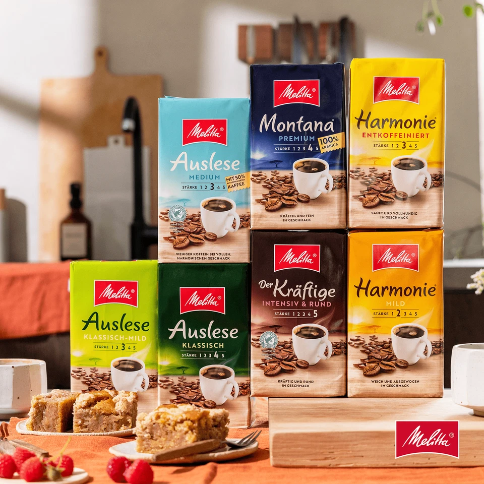 Melitta Auslese gemahlener Filter-Kaffee, für Filterkaffeemaschinen, im Set - Bild 4 von 4