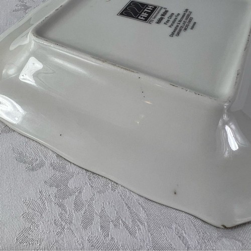 222 Fifth Holiday Wishes Cardinal Salad Plate China Square Replacement 9090046 - Picture 4 of 7