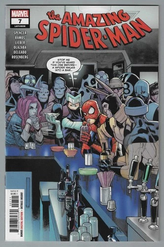 THE AMAZING SPIDER-MAN # 7  : Near Mint- (Grade 9.2) : Dec 2018 : Marvel Comics