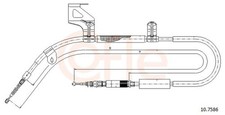 Bremsseil Seilzug Feststellbremse COFLE 10.7586 für 4B2 A6 AUDI C5 4B4 Avant 4B5
