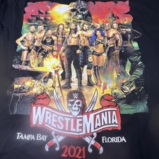 New WWE WrestleMania 37 Event T-Shirt exclusive for Tampa Bay FL 2021 Size 2XL
