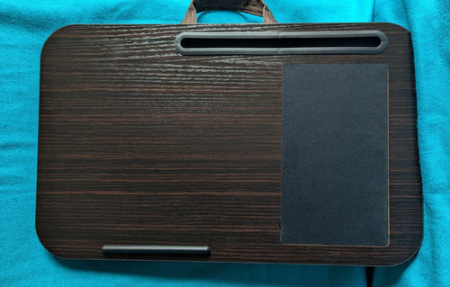 Laptop Tray with Cushion Ergonomic Lap Desk for Bed, Sofa, Car