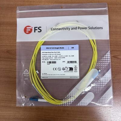 Lot of 2 3M LC UPC-LC UPC Simplex OS2 9/125 SingleMode Fiber Patch Cable