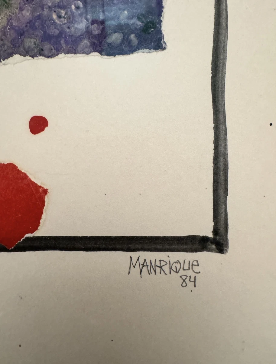 Cesar Manrique 1984. Vulcanologia - Lanzarote. Original. Certificada.