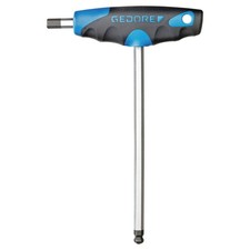 GEDORE DT 2142 10 Hex Key,Metric,T Shape,10mm Tip 53PG76