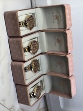 X4 Beverly Hills Polo Club Women's Watch Quartz Gold Tone Cheetah Leopard Print