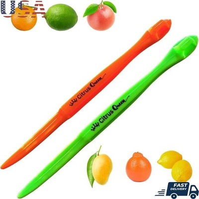 Citrus Peeler Set Cocktail Decorating Green Orange Peelers Easy Prep Tools New