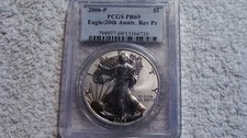 2006 Reverse Proof American Silver Eagle PCGS PF-69 
