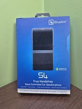 BlueAnt S4 Bluetooth Stereo Speaker with Multipoint, A2DP  Text-to-Speech Car